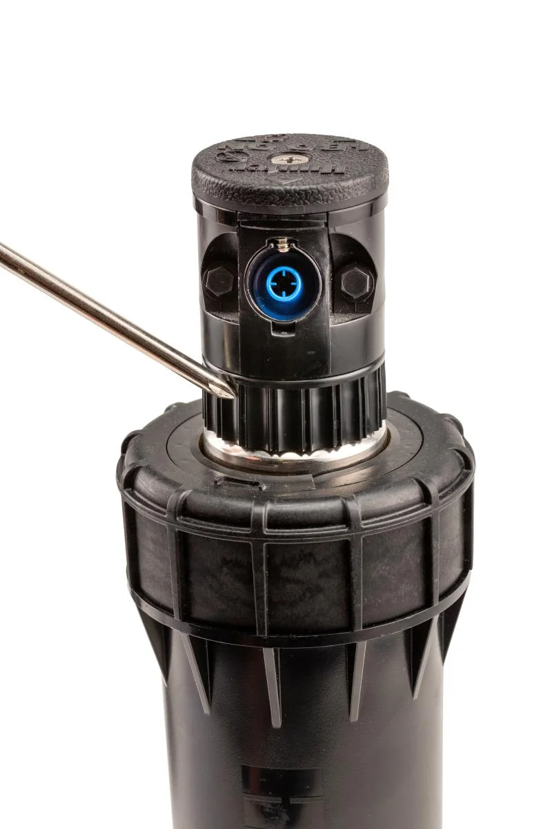 I-80 Rotor, 10 cm, adjustable from 70° to 360°, 11⁄2" (40 mm) BSP inlet, stainless steel riser, check valve, seven nozzles (23-53) included - Image 1