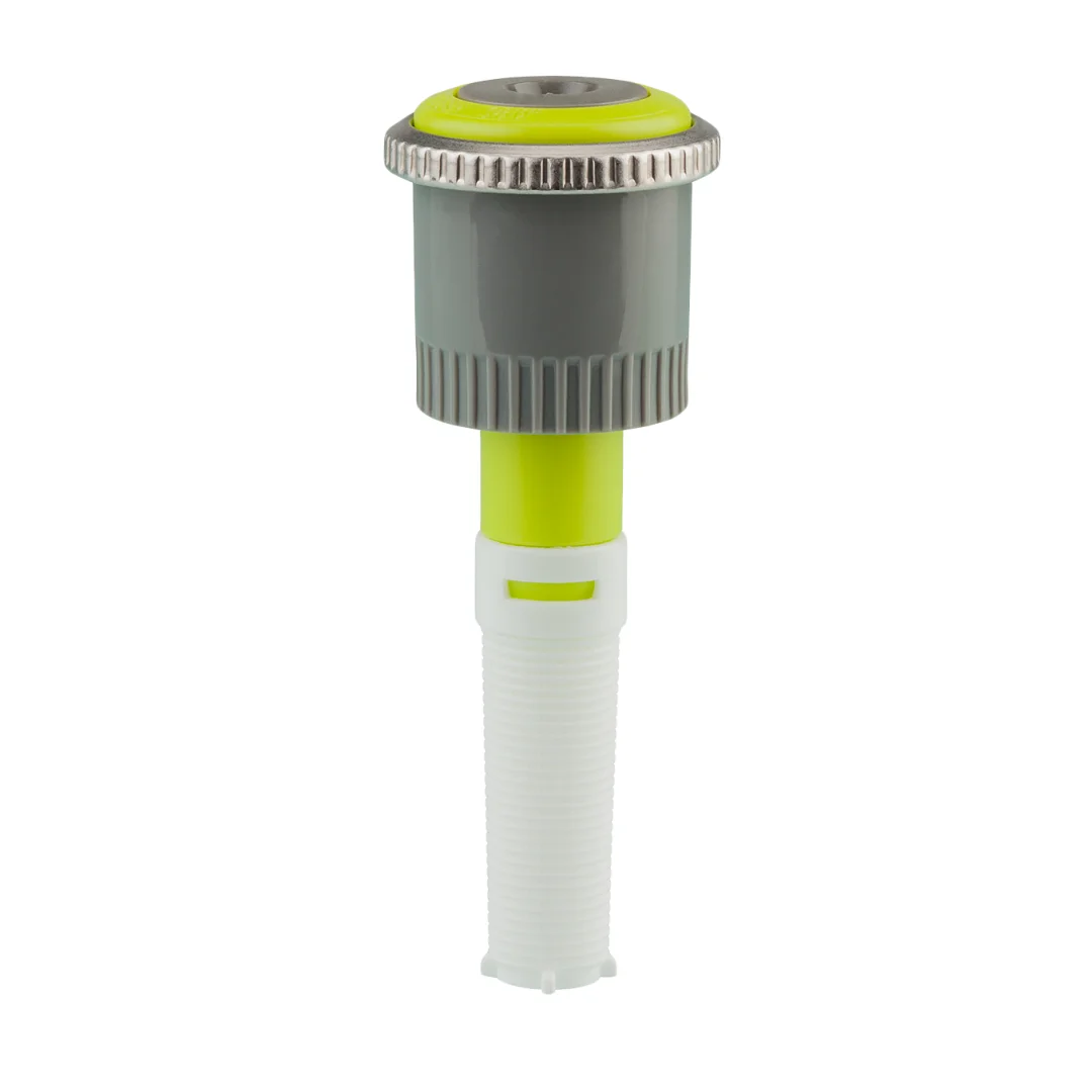 MP Rotator Nozzle, 20 mm/hr precipitation rate, 1.8 m to 3.5 m radius, 360° arc, female thread, grey and lime green - Image 1