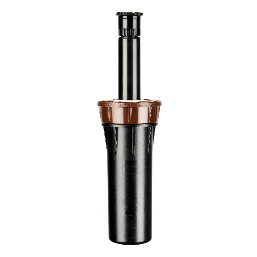 Pro-Spray PRS30 Sprinkler Body, 10 cm pop-up with 2.1 bar; 210 kPa bar pressure regulator, check valve, ½" inlet, and brown cap; accepts female thread nozzles - Image 1