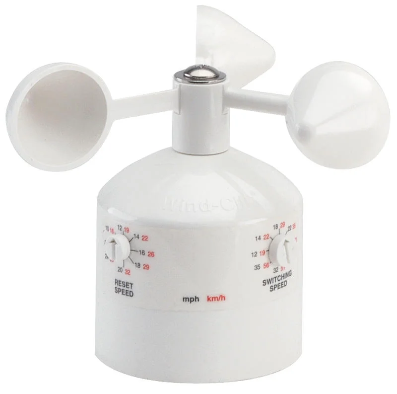 Wind-Clik Sensor, adjustable wind control, high-wind shutdown from 13 to 38 kph, 24 VAC, 5 A - Image 1