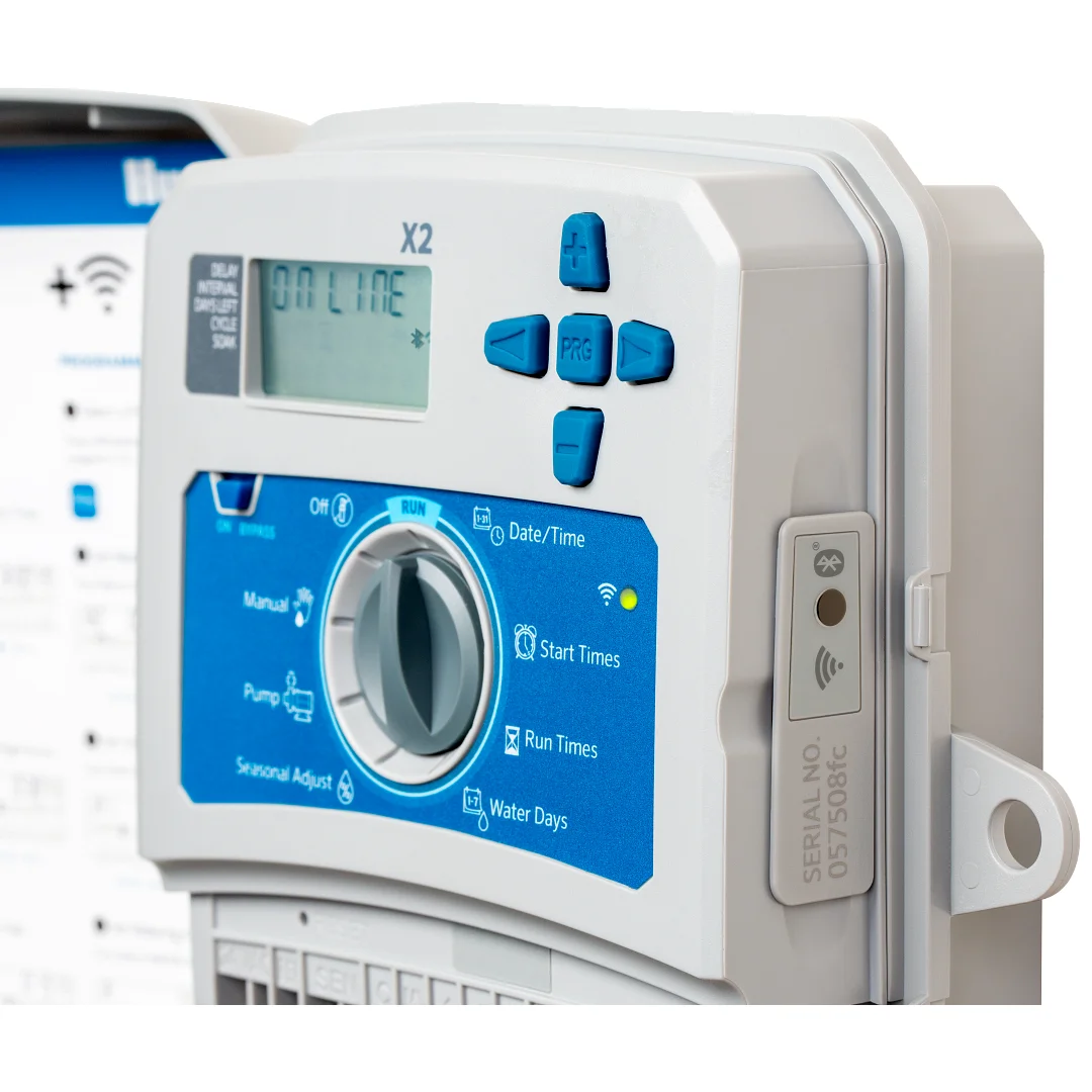 X2 Controller, fixed 8-station, plastic wall mount cabinet, 230 VAC with European connection and no plug - Image 1