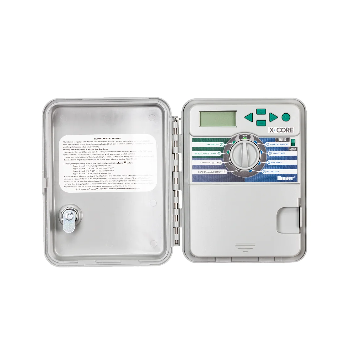 X-Core Controller, 6-station, indoor, 230 VAC with lead and European plug - Image 1